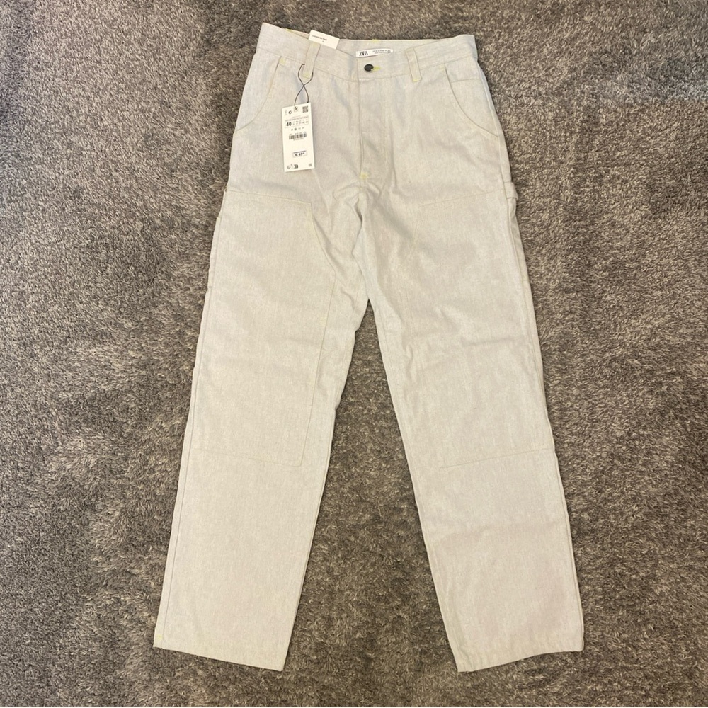 Zara Carpenter Pants Gray Men’s Size 31 NWT